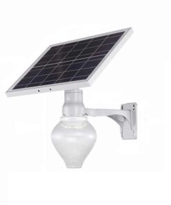 Đèn năng lượng mặt trời gắn tường 20w Quả Đào (TDL-NLTTD20)