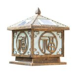 Đèn Cổng Năng Lượng Mặt Trời Trụ Cổng 15cm (TDL-CBD606)