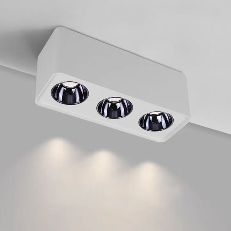 Đèn âm trần gắn nổi vuông dày 36w (TDL-DLT-03-12) Thành Đạt Led