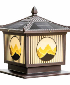 Đèn trụ cổng năng lượng mặt trời 20cm (TDL-TCNL01)