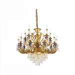 Đèn trang trí thả hợp kim pha lê K9 cao cấp 9047T15 Thành Đạt