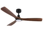 Quạt trần trang trí 215 cánh gỗ tự nhiên 3 Cánh